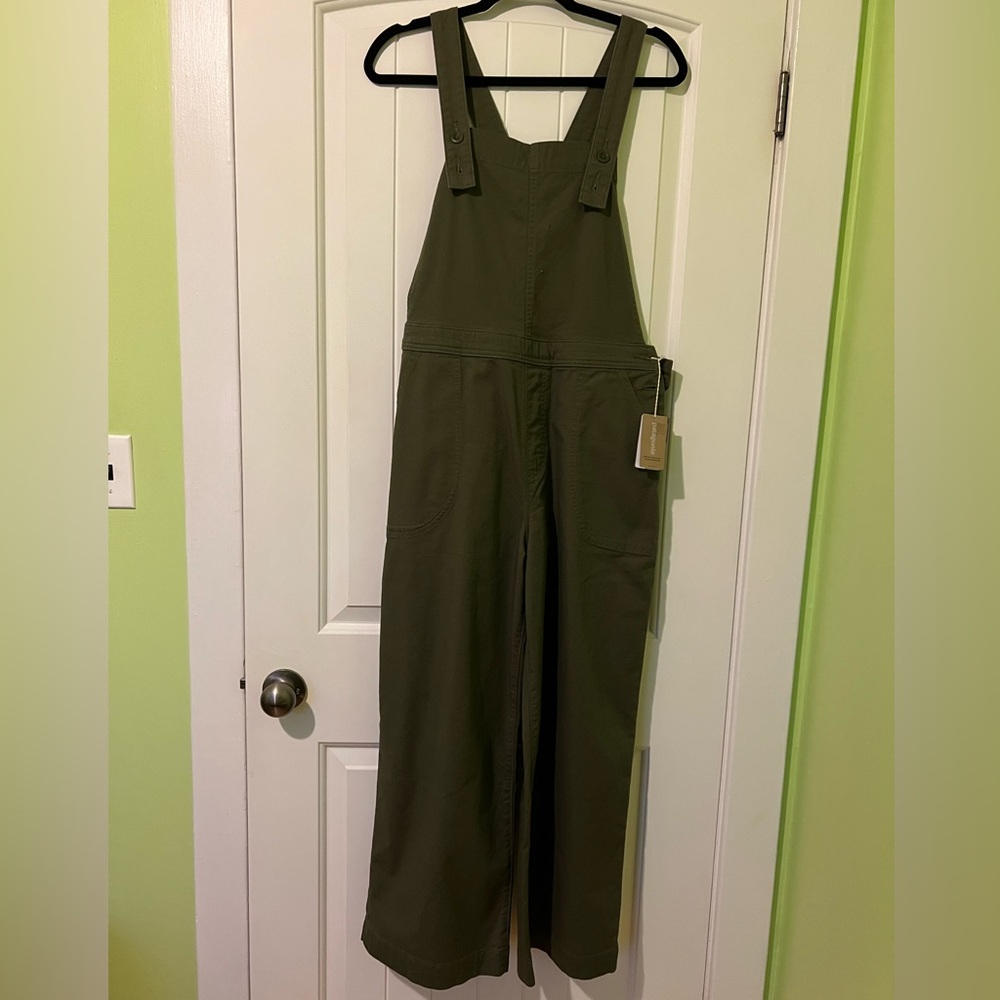 Patagonia Olive Green Cotton Overalls